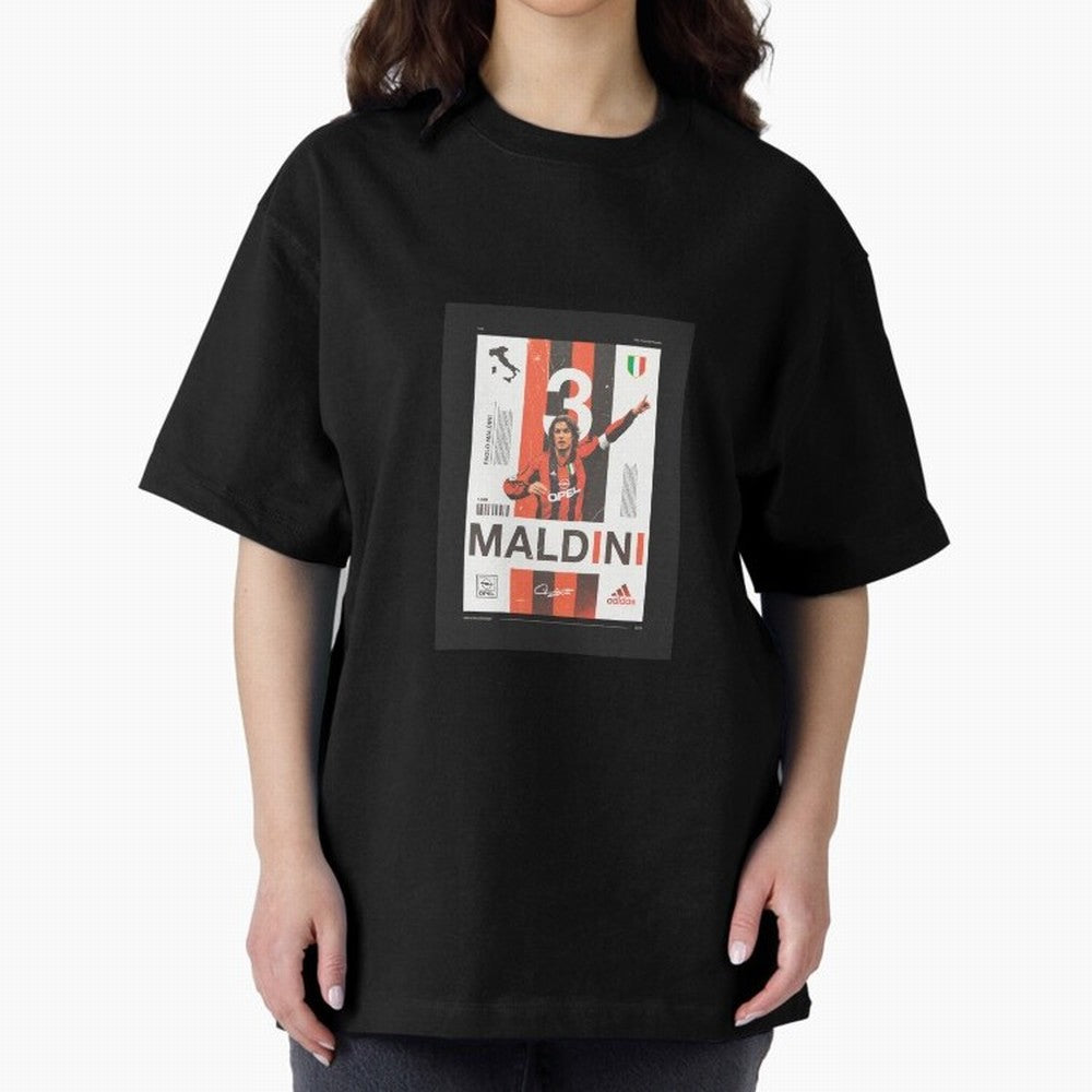 Paolo Maldini Graphics Classic T-Shirt Bring Supporter Culture to Global Football Passion for FIFA World Cup 2026 Group Stage, Featuring Messi and Cristiano Ronaldo, Brazil, Portugal and Argentina, Supporter Pride, Iconic Celebrations, Legendary