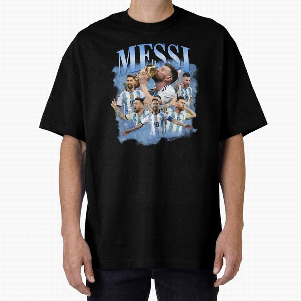 Lionel Messi Footballer Classic T-Shirt Back the Journey through the FIFA World Cup 2026 Journey through Cristiano Ronaldo Highlights, Argentina, France and Brazil Pride, Fan Favorite Moments, National Team Passion, Big Match Drama and Soccer