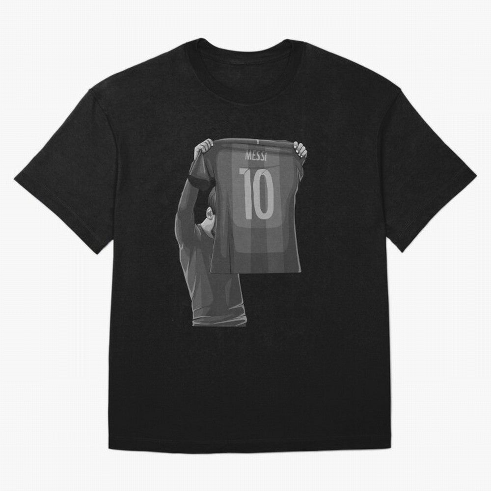 Lionel Messi Black and White Version Oversized T-Shirt Share FIFA World Cup 2026 for Fans of Neymar and England, Bringing Global Supporter Spirit, Legendary Goals, National Colors and Tournament Celebration; Great for Supporters Who Love Legendary