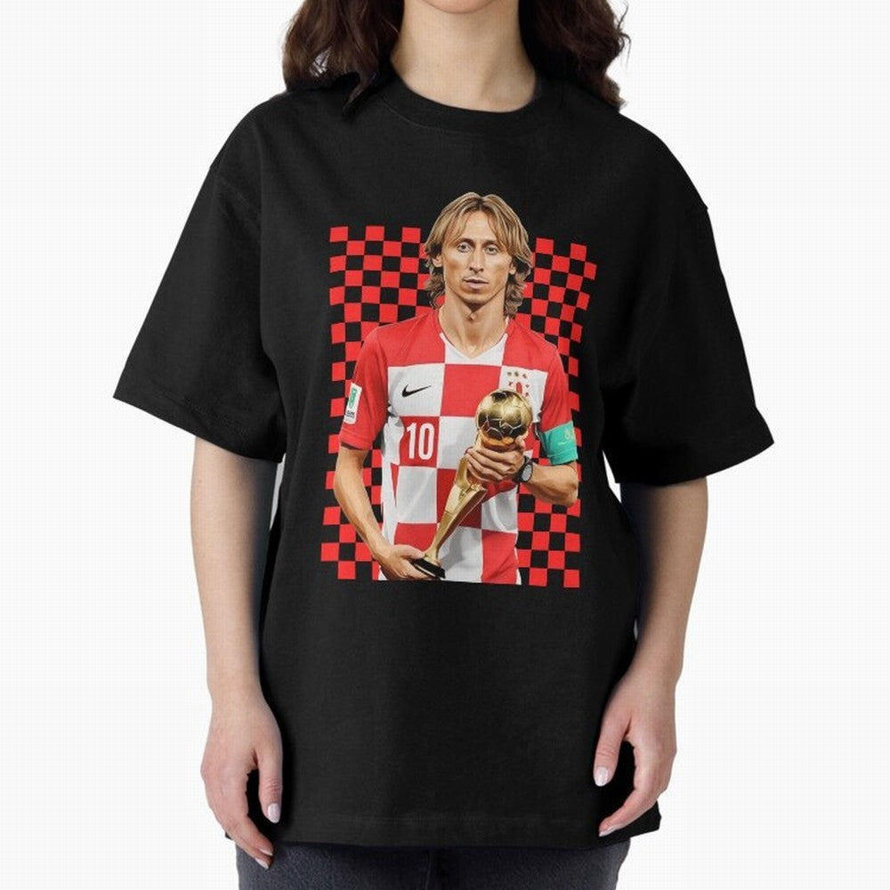 Luka Modric Ballon d'Or Graphic Essential T-Shirt Relive the FIFA World Cup 2026 Journey through Neymar Highlights, Netherlands Pride, Game Day Rituals, Football Legends, Country Pride and the Road to the Final; Created for Match Day Parties,