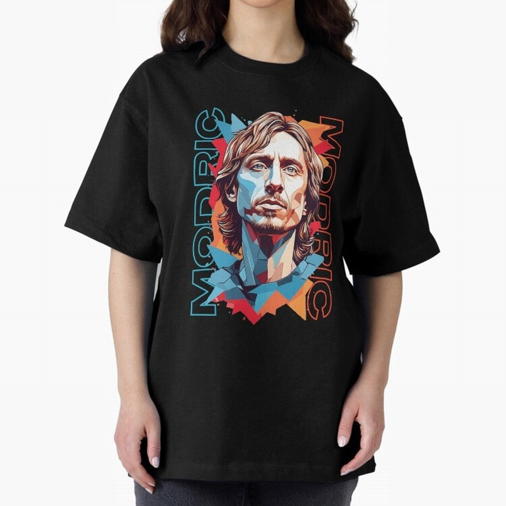 Luka Modric - Digital Art Essential T-Shirt Celebrate Football Heritage in FIFA World Cup 2026 Group Stage for Fans of Messi and Cristiano Ronaldo and Spain, Bringing Football Festival Excitement, Trophy Ambitions, Country Rivalries and Star Player