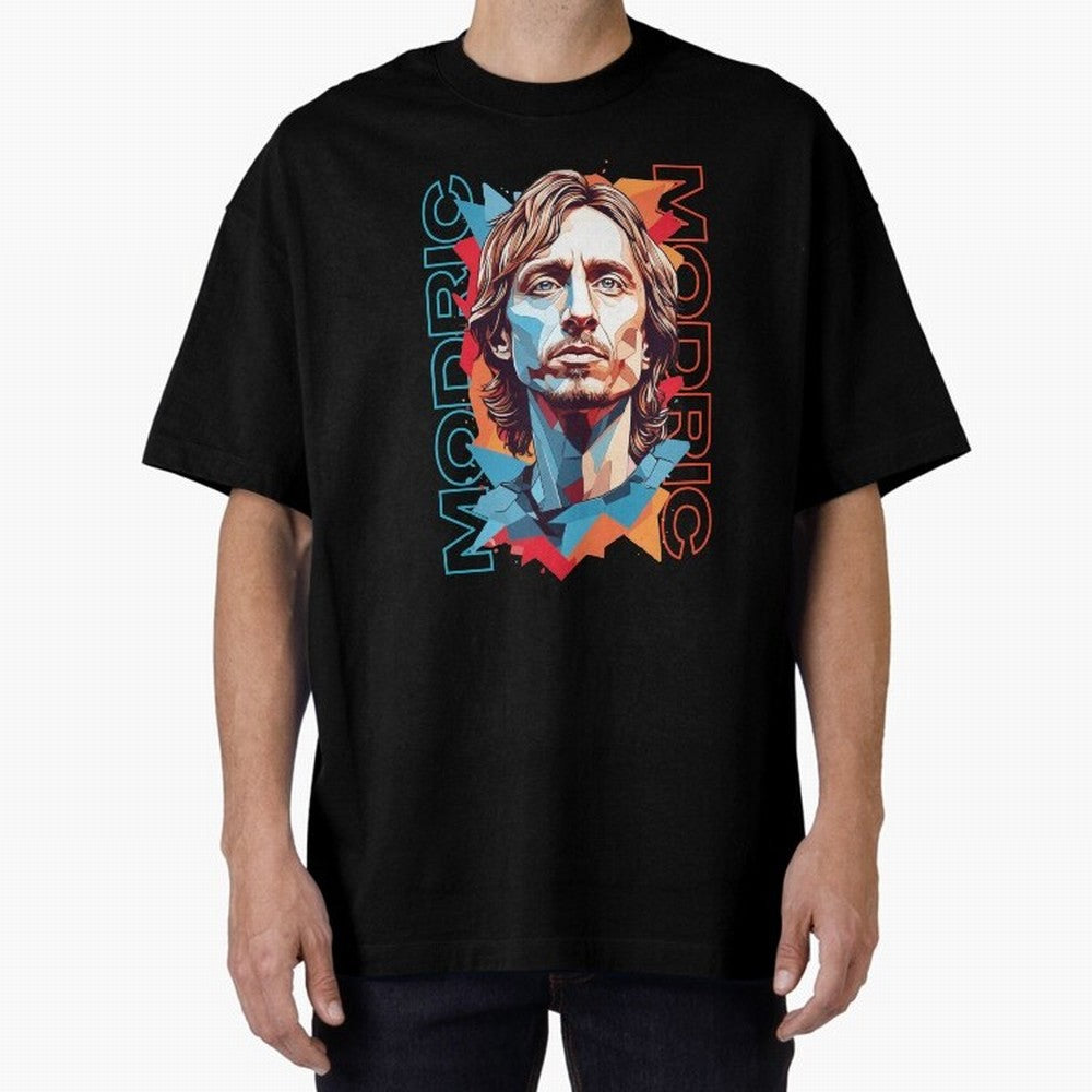 Luka Modric - Digital Art Essential T-Shirt Celebrate Football Heritage in FIFA World Cup 2026 Group Stage for Fans of Messi and Cristiano Ronaldo and Spain, Bringing Football Festival Excitement, Trophy Ambitions, Country Rivalries and Star Player