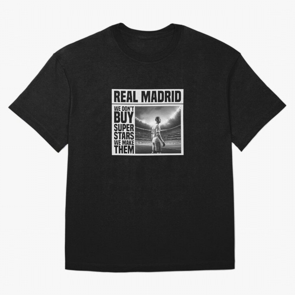 Real Madrid Makes Superstars Essential T-Shirt Celebrate the Road through FIFA World Cup 2026 Spirit, Celebrating England, France and Netherlands, Haaland, Football History, Final Match Energy, Crowd Noise and Once in a Lifetime Moments; Ideal for