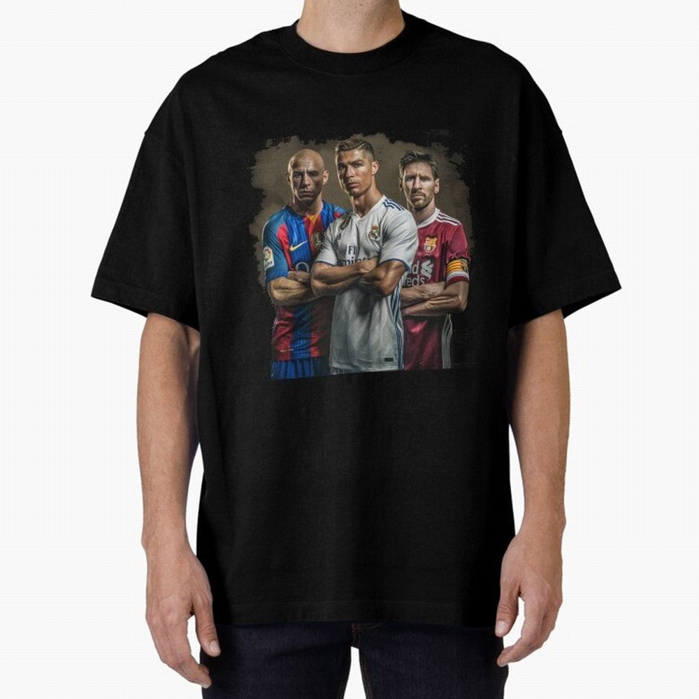 Footballs Greatest Top 3 Classic T-Shirt Bring Stadium Energy to Match Day Hype around FIFA World Cup 2026 Group Stage, Messi, Neymar and Mbappe, Germany, Global Supporter Spirit, Legendary Goals, National Colors and Tournament Celebration; Great