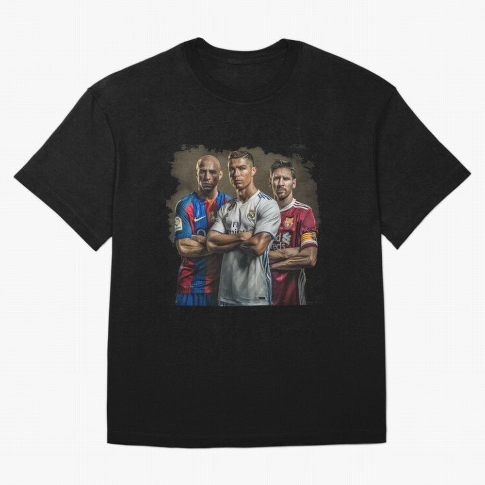 Footballs Greatest Top 3 Classic T-Shirt Bring Stadium Energy to Match Day Hype around FIFA World Cup 2026 Group Stage, Messi, Neymar and Mbappe, Germany, Global Supporter Spirit, Legendary Goals, National Colors and Tournament Celebration; Great