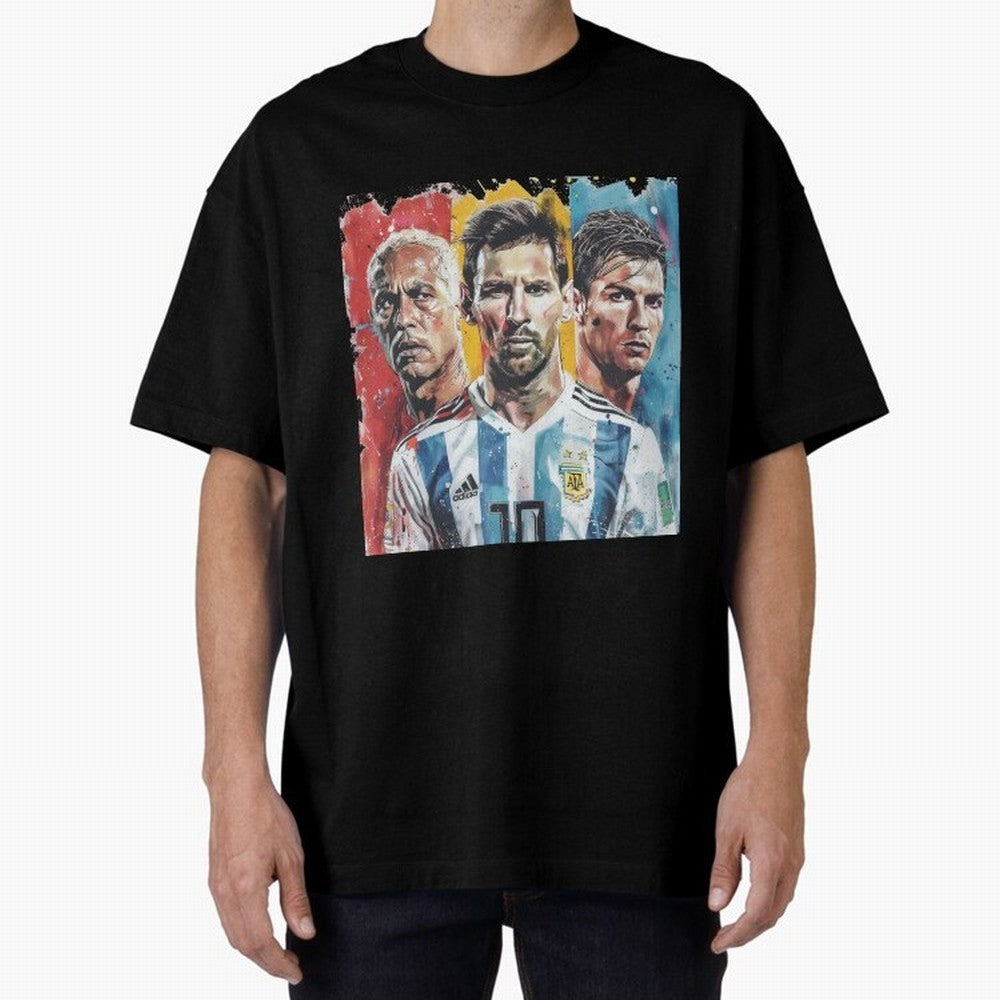 TOP 3 Soccer Players Classic T-Shirt Celebrate FIFA World Cup 2026 USA Canada Mexico for Fans of Mbappe and Neymar and France and Portugal, Bringing Football Passion, Legendary Performances, Festival Vibes and Supporter Community; Built for