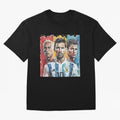 TOP 3 Soccer Players Classic T-Shirt Celebrate FIFA World Cup 2026 USA Canada Mexico for Fans of Mbappe and Neymar and France and Portugal, Bringing Football Passion, Legendary Performances, Festival Vibes and Supporter Community; Built for