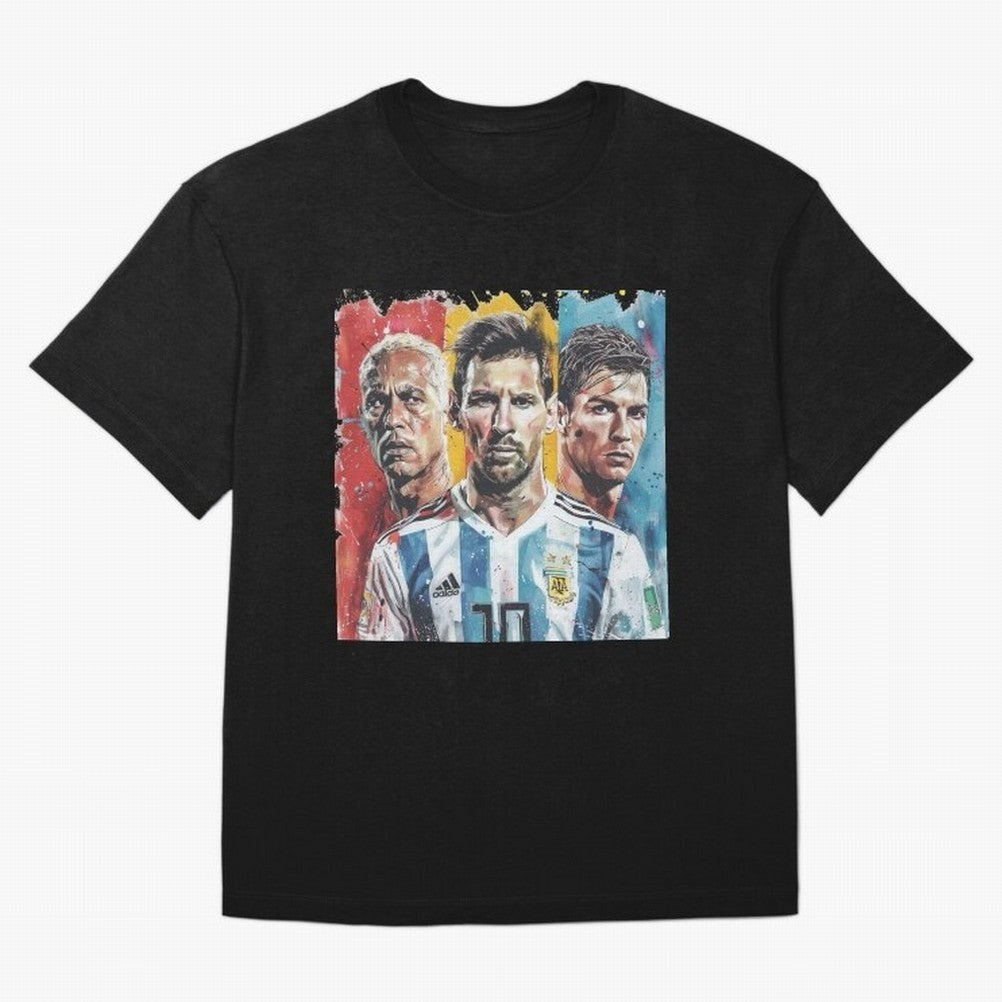 TOP 3 Soccer Players Classic T-Shirt Celebrate FIFA World Cup 2026 USA Canada Mexico for Fans of Mbappe and Neymar and France and Portugal, Bringing Football Passion, Legendary Performances, Festival Vibes and Supporter Community; Built for