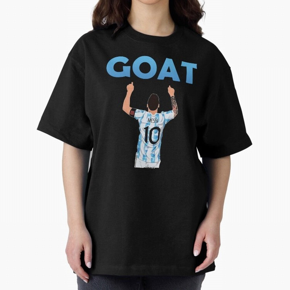 Messi GOAT Classic T-Shirt Feel International Energy from FIFA World Cup 2026 USA Canada Mexico Spirit, Capturing Argentina and Brazil, Messi, Championship Spirit, Famous Goals, Roaring Crowds and International Football Unity; Ideal for Football