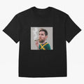 funny caricature of Lionel Messi Classic T-Shirt Fuel the Hype around Match Day Hype around FIFA World Cup 2026 Group Stage, Neymar, Haaland and Cristiano Ronaldo, England and Germany, Retro Football Energy, Iconic Rivalries, Trophy Chase Drama and