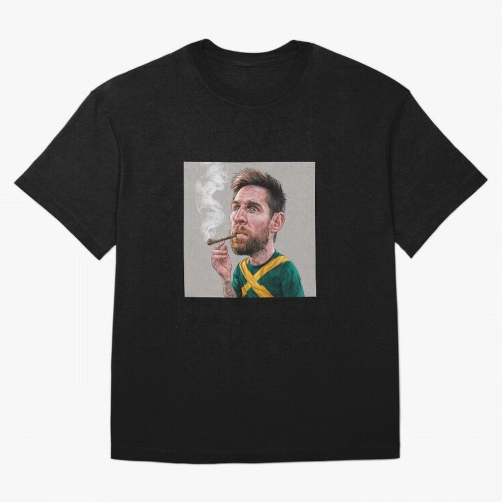 funny caricature of Lionel Messi Classic T-Shirt Fuel the Hype around Match Day Hype around FIFA World Cup 2026 Group Stage, Neymar, Haaland and Cristiano Ronaldo, England and Germany, Retro Football Energy, Iconic Rivalries, Trophy Chase Drama and