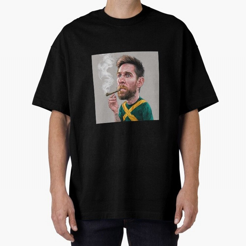 funny caricature of Lionel Messi Classic T-Shirt Fuel the Hype around Match Day Hype around FIFA World Cup 2026 Group Stage, Neymar, Haaland and Cristiano Ronaldo, England and Germany, Retro Football Energy, Iconic Rivalries, Trophy Chase Drama and