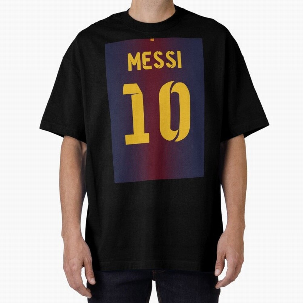 Barcelona 2012 Jersey Messi 10 Oversized T-Shirt Experience the Global Stage of Global Football Passion for FIFA World Cup 2026 USA Canada Mexico, Capturing Neymar, Haaland and Cristiano Ronaldo, Portugal, Match Day Excitement, Supporter Culture,