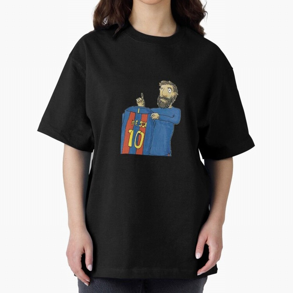 Lionel Messi and the magic shirt Oversized T-Shirt Upgrade FIFA World Cup 2026 for Fans of CR7 and England, Bringing Sports Nostalgia, International Competition, Famous Players and Unforgettable Victories; Great for Watch Parties, Sports Bars,