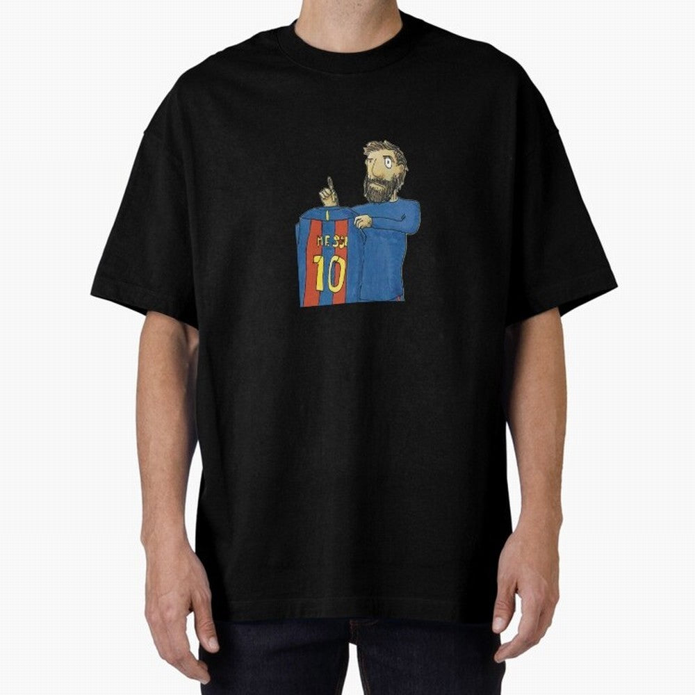 Lionel Messi and the magic shirt Oversized T-Shirt Upgrade FIFA World Cup 2026 for Fans of CR7 and England, Bringing Sports Nostalgia, International Competition, Famous Players and Unforgettable Victories; Great for Watch Parties, Sports Bars,