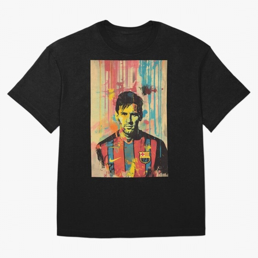 Lionel Messi Bar?a Classic T-Shirt Elevate the FIFA World Cup 2026 Group Stage Journey through Messi and Cristiano Ronaldo Highlights, Spain Pride, Vintage Soccer Flavor, Modern Football Stars, National Flags and Final Night Emotion; Perfect for