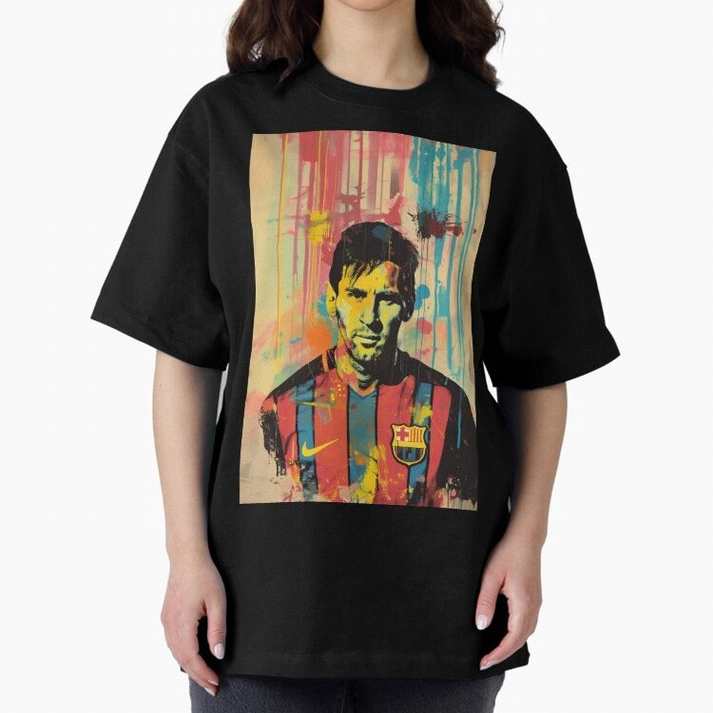 Lionel Messi Bar?a Classic T-Shirt Elevate the FIFA World Cup 2026 Group Stage Journey through Messi and Cristiano Ronaldo Highlights, Spain Pride, Vintage Soccer Flavor, Modern Football Stars, National Flags and Final Night Emotion; Perfect for