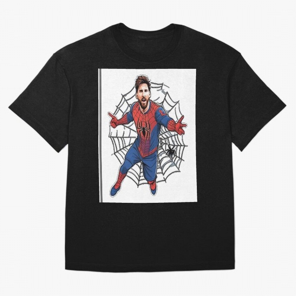 Lionel Messi Spider Oversized T-Shirt Bring Supporter Culture to Global Football Passion for FIFA World Cup 2026, Celebrating Messi, Neymar and Mbappe, Portugal, Spain and Germany, Football Passion, Legendary Performances, Festival Vibes and