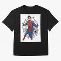 Lionel Messi Spider Oversized T-Shirt Bring Supporter Culture to Global Football Passion for FIFA World Cup 2026, Celebrating Messi, Neymar and Mbappe, Portugal, Spain and Germany, Football Passion, Legendary Performances, Festival Vibes and