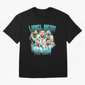 Lionel Messi Vintage Style Tee, Bootleg Tee, Bootleg T Shirt, Rap Tee Classic T-Shirt Keep Football History Alive during the FIFA World Cup 2026 Group Stage Journey through Messi Highlights, Argentina and Brazil Pride, Football Passion, Legendary