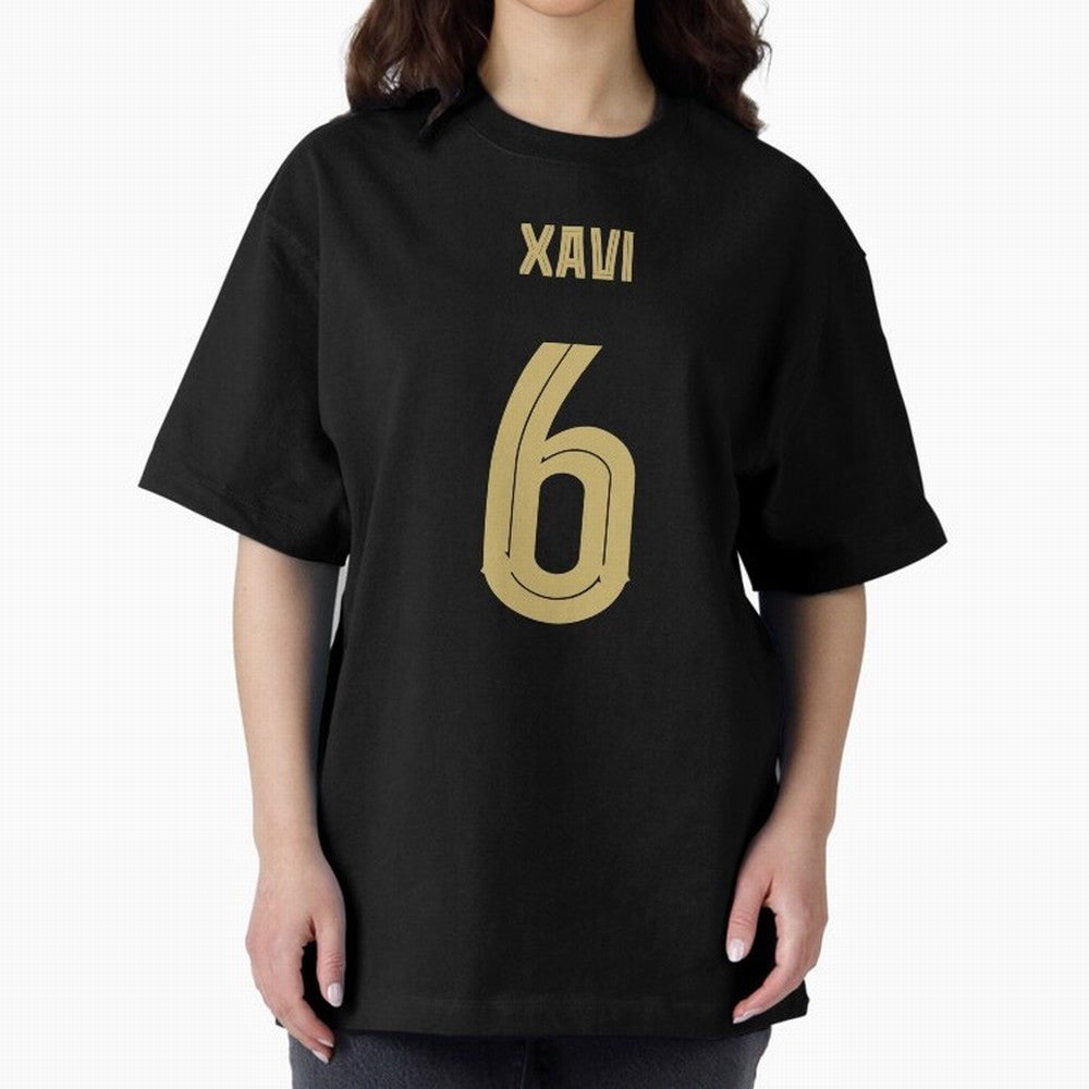 Xavi 6 Barcelona Oversized T-Shirt Represent the Passion of FIFA World Cup 2026 Centered on Cristiano Ronaldo, England and Germany Energy, Champion Mindset, Group Stage Buzz, Knockout Tension and Passionate Fan Culture; Made for Die Hard