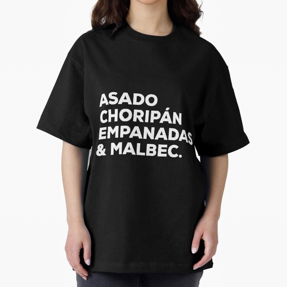 Argentine Cuisine Oversized T-Shirt Treasure Match Day Hype around FIFA World Cup 2026 USA Canada Mexico, Neymar, Haaland and Cristiano Ronaldo, Spain and Netherlands, Football Festival Excitement, Trophy Ambitions, Country Rivalries and Star