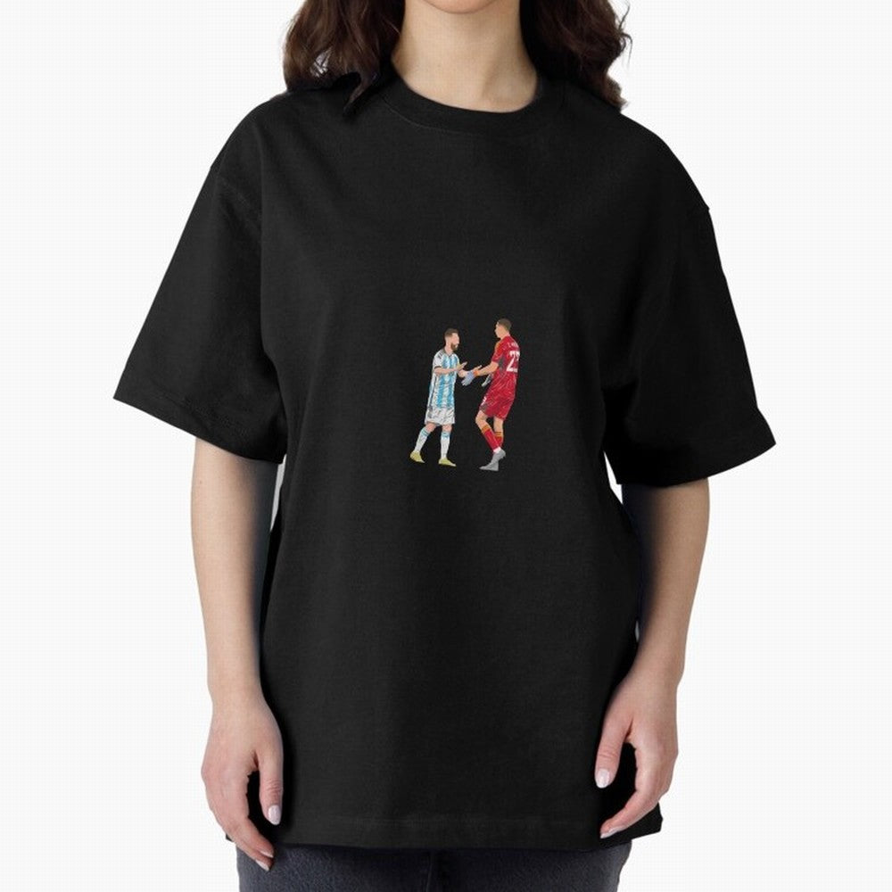 Lionel Messi and Emiliano Martinez Minimalist Classic T-Shirt Discover FIFA World Cup 2026 USA Canada Mexico Connected to Haaland, England Energy, Champion Mindset, Group Stage Buzz, Knockout Tension and Passionate Fan Culture; Made for Collectors