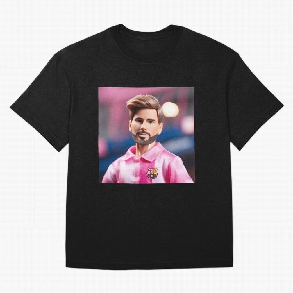 If Messi were a Barbie doll... Premium T-Shirt Celebrate Global Passion for FIFA World Cup 2026 Spirit, with Netherlands, Haaland and Mbappe, Goal Celebration Energy, Supporter Heritage, Football Icons and Worldwide Tournament Joy; Made for Die