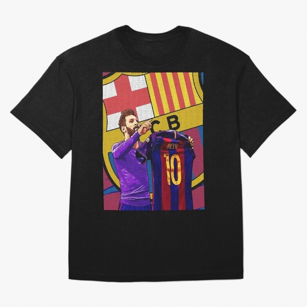 Messi Goat in FC Barcelna Graphic T-Shirt Carry the Dream of Global Football Passion for FIFA World Cup 2026, Centered on Messi, Neymar and Mbappe, Argentina and Brazil, Fan Favorite Moments, National Team Passion, Big Match Drama and Soccer