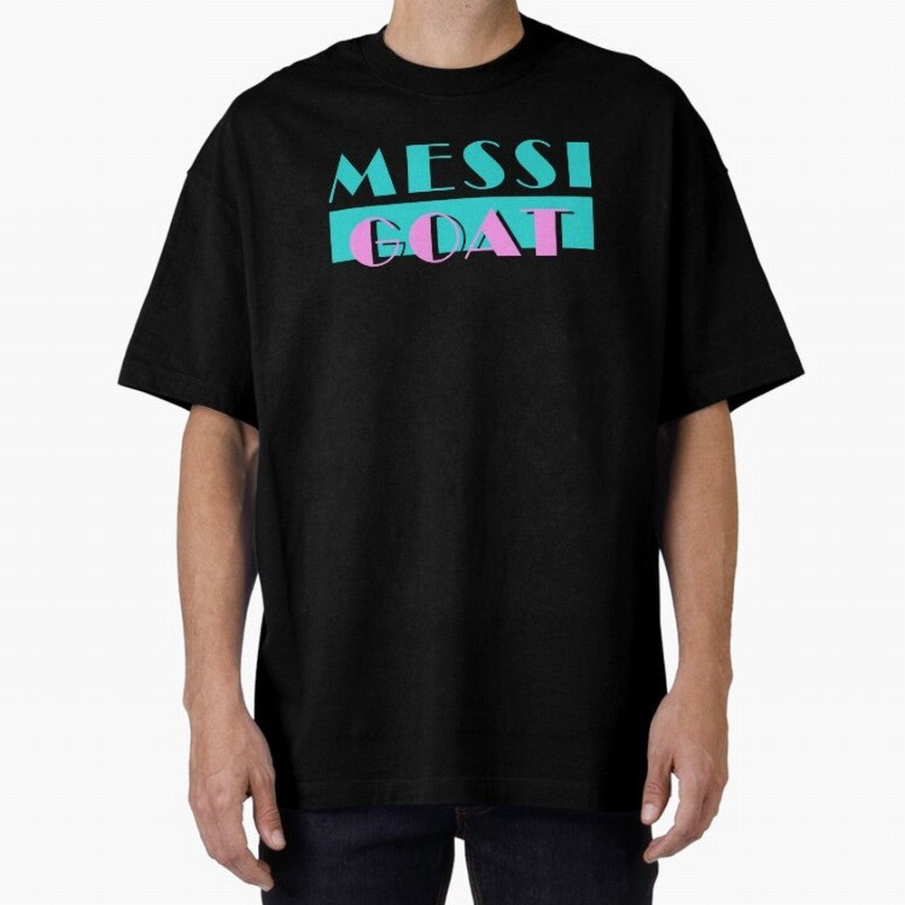 Messi Goat Miami Vice Premium T-Shirt Celebrate Golden Goal Energy in FIFA World Cup 2026 Group Stage for Fans of Messi and France and Portugal, Bringing Sports Nostalgia, International Competition, Famous Players and Unforgettable Victories; Made