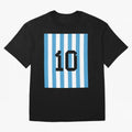 Lionel Messi 10 Premium T-Shirt Cheer through Every Moment of FIFA World Cup 2026 USA Canada Mexico Spirit, Inspired by France, Neymar, Haaland and Cristiano Ronaldo, Worldwide Fan Energy, Dramatic Goals, Stadium Lights and Championship