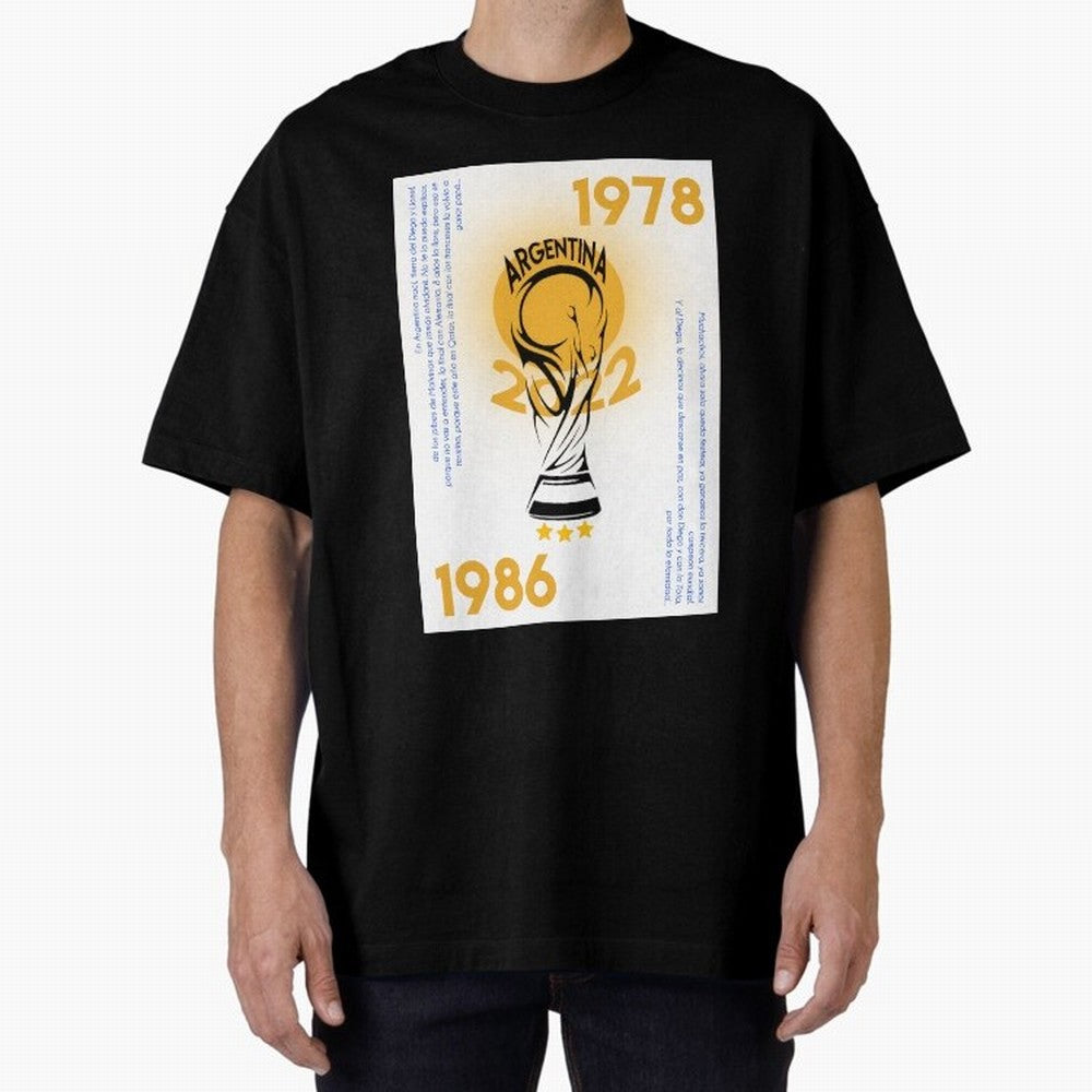 WORLD CHAMPIONS ARGENTINA Premium T-Shirt Bring World Football Passion into Global Football Passion for FIFA World Cup 2026 USA Canada Mexico, Capturing Cristiano Ronaldo, England and Germany, Stadium Memories, Football Loyalty, International
