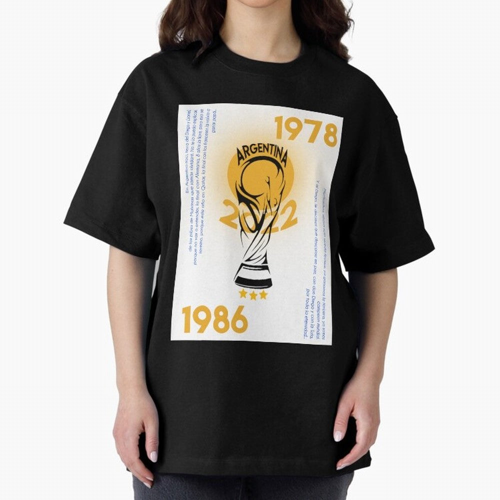 WORLD CHAMPIONS ARGENTINA Premium T-Shirt Bring World Football Passion into Global Football Passion for FIFA World Cup 2026 USA Canada Mexico, Capturing Cristiano Ronaldo, England and Germany, Stadium Memories, Football Loyalty, International