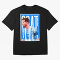 Lionel Messi The GOAT Illustration artwork Premium T-Shirt Make Your Look Match Match Day Hype around FIFA World Cup 2026 USA Canada Mexico, Neymar, England and Germany, Stadium Memories, Football Loyalty, International Chants and Championship