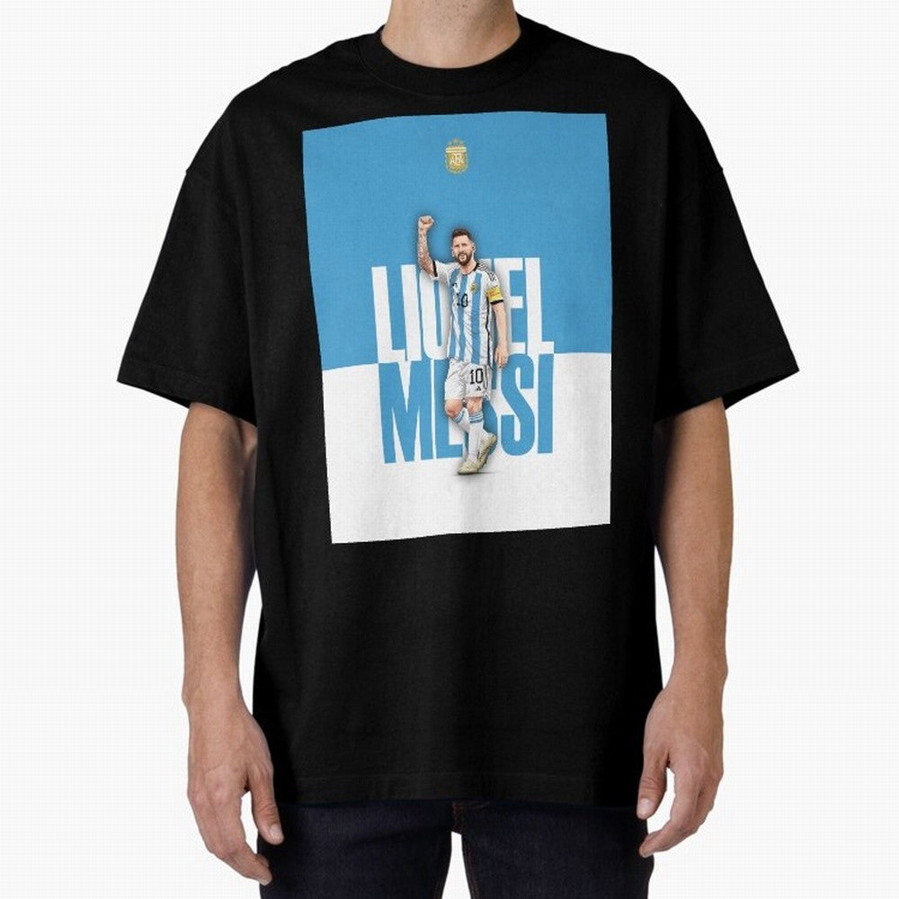 Lionel Messi - Iconic Soccer Legend Graphic T-Shirt Fuel Your Fan Pride for FIFA World Cup 2026 Group Stage Highlighting Messi and Cristiano Ronaldo, Portugal Energy, Football Passion, Legendary Performances, Festival Vibes and Supporter Community;