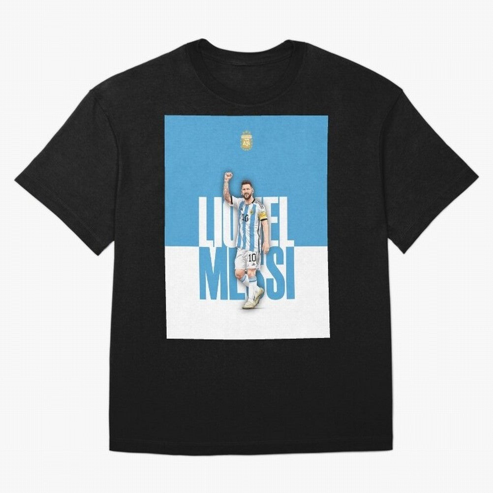 Lionel Messi - Iconic Soccer Legend Graphic T-Shirt Fuel Your Fan Pride for FIFA World Cup 2026 Group Stage Highlighting Messi and Cristiano Ronaldo, Portugal Energy, Football Passion, Legendary Performances, Festival Vibes and Supporter Community;