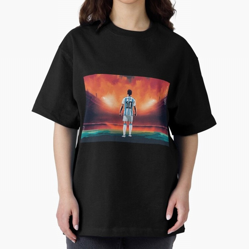 Lionel Leo Messi Premium T-Shirt Carry Global Football Passion for FIFA World Cup 2026 USA Canada Mexico, Made for Haaland and Mbappe, Brazil, Portugal and Argentina, Soccer Culture, Superstar Moments, National Team Dreams and Competitive Fire;