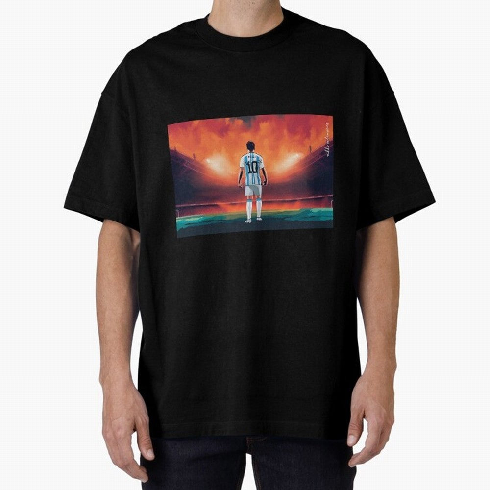 Lionel Leo Messi Premium T-Shirt Carry Global Football Passion for FIFA World Cup 2026 USA Canada Mexico, Made for Haaland and Mbappe, Brazil, Portugal and Argentina, Soccer Culture, Superstar Moments, National Team Dreams and Competitive Fire;