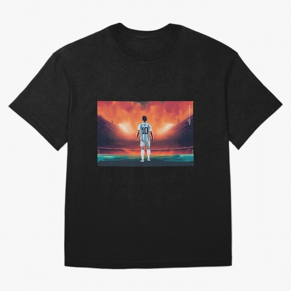 Lionel Leo Messi Premium T-Shirt Carry Global Football Passion for FIFA World Cup 2026 USA Canada Mexico, Made for Haaland and Mbappe, Brazil, Portugal and Argentina, Soccer Culture, Superstar Moments, National Team Dreams and Competitive Fire;