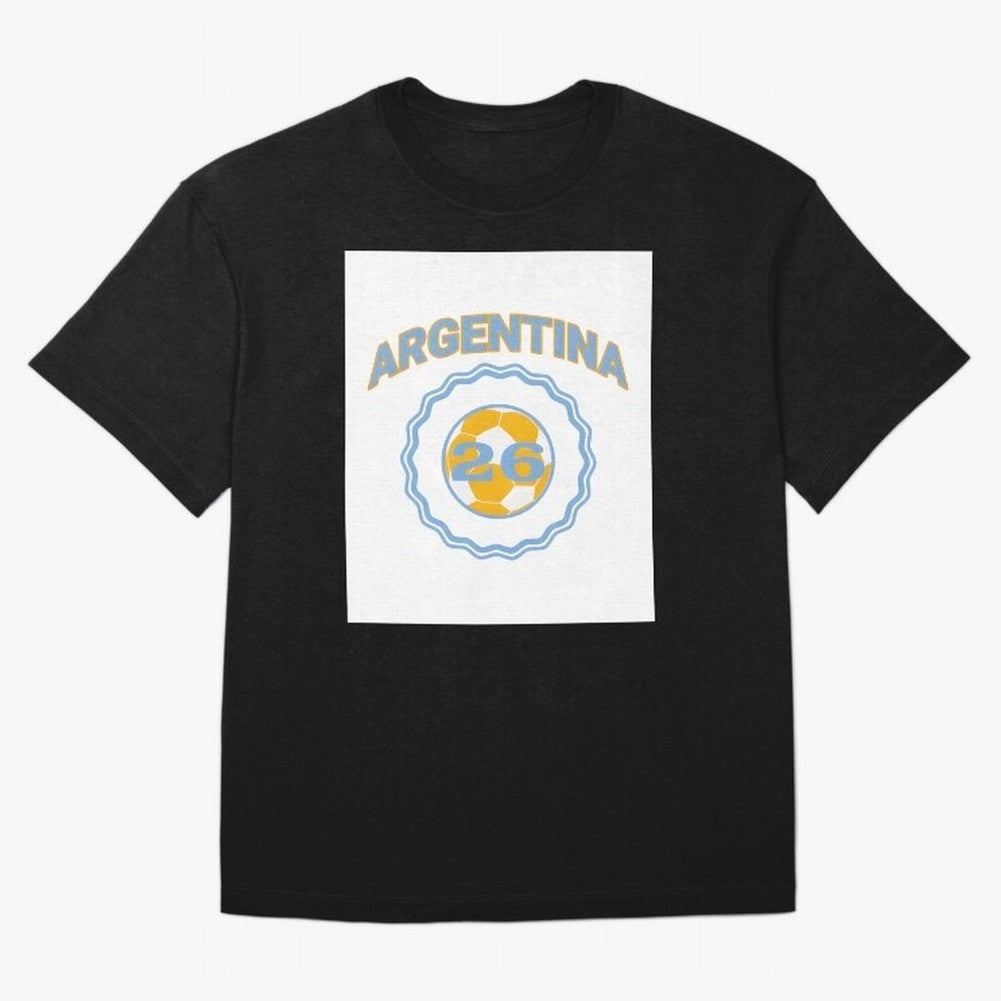 Argentina 2026 world cup soccer badge Premium T-Shirt Celebrate Football Heritage in FIFA World Cup 2026 Filled with Cristiano Ronaldo, Haaland and CR7, France Energy, Fan Favorite Moments, National Team Passion, Big Match Drama and Soccer History;