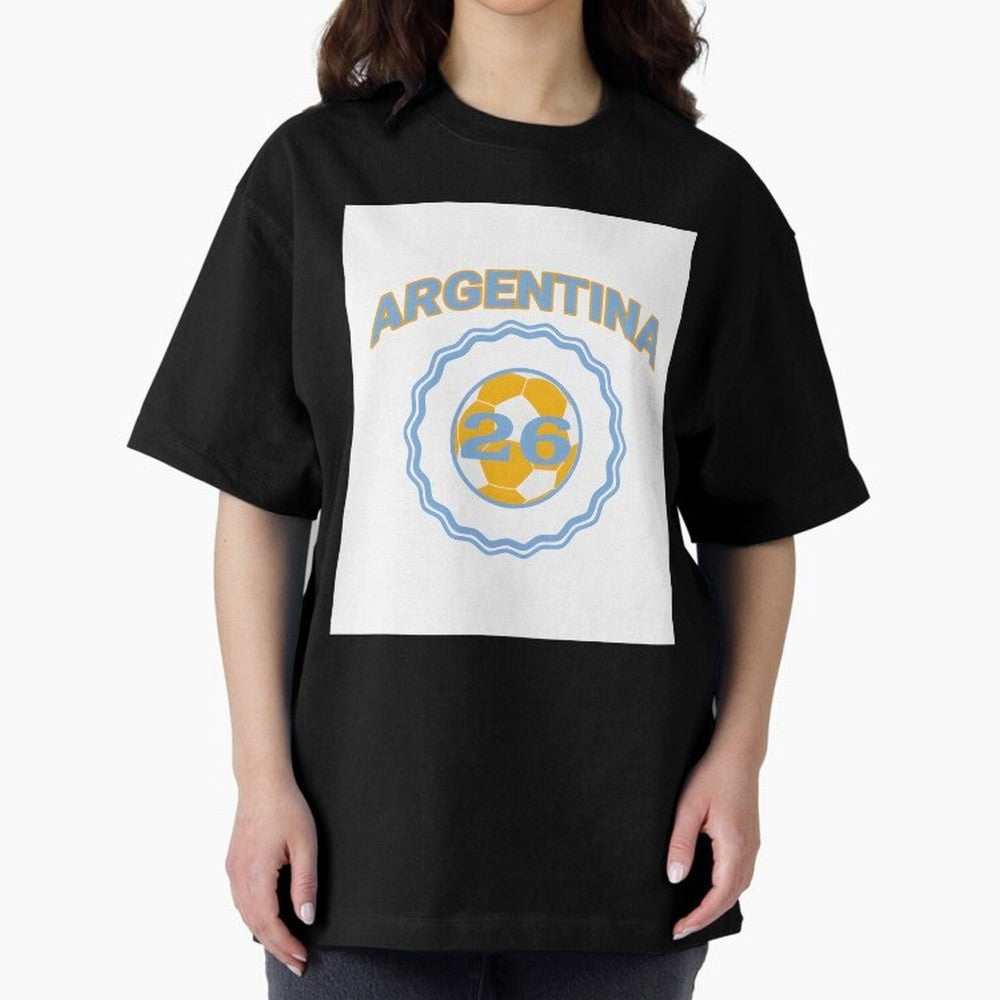 Argentina 2026 world cup soccer badge Premium T-Shirt Celebrate Football Heritage in FIFA World Cup 2026 Filled with Cristiano Ronaldo, Haaland and CR7, France Energy, Fan Favorite Moments, National Team Passion, Big Match Drama and Soccer History;