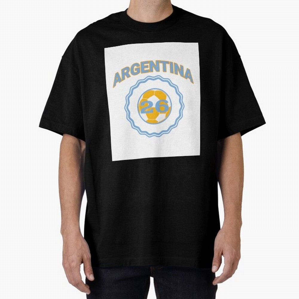 Argentina 2026 world cup soccer badge Premium T-Shirt Celebrate Football Heritage in FIFA World Cup 2026 Filled with Cristiano Ronaldo, Haaland and CR7, France Energy, Fan Favorite Moments, National Team Passion, Big Match Drama and Soccer History;