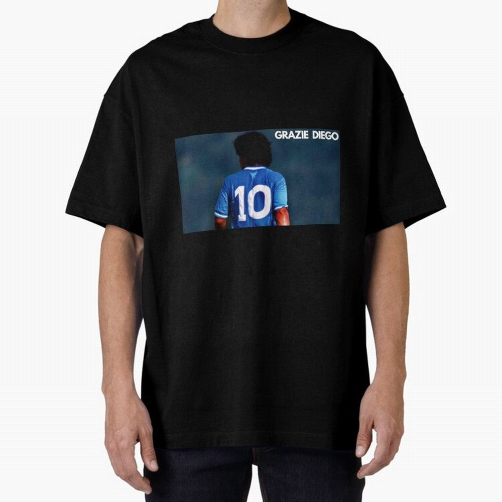 GRAZIE DIEGO! Classic T-Shirt Follow Every Goal of FIFA World Cup 2026 Spirit, Driven by Argentina and Brazil, Mbappe, Football History, Final Match Energy, Crowd Noise and Once in a Lifetime Moments; Created for Match Day Parties, Soccer Gifts,