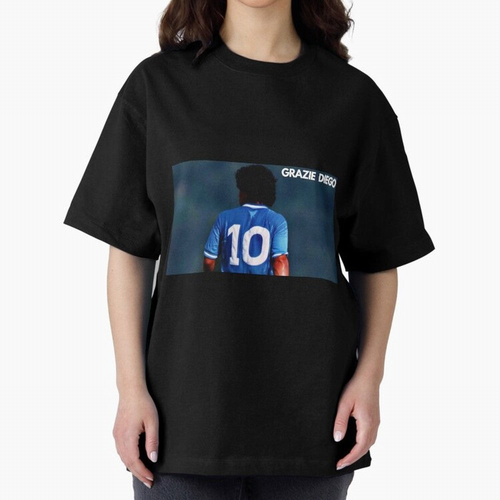 GRAZIE DIEGO! Classic T-Shirt Follow Every Goal of FIFA World Cup 2026 Spirit, Driven by Argentina and Brazil, Mbappe, Football History, Final Match Energy, Crowd Noise and Once in a Lifetime Moments; Created for Match Day Parties, Soccer Gifts,