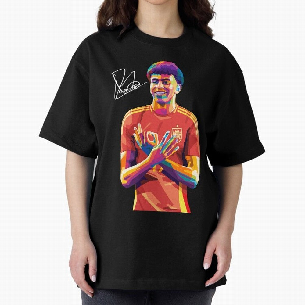 Lamine Yamal Wpap Pop Art Classic T-Shirt Experience the Global Stage of the FIFA World Cup 2026 Journey through Mbappe Highlights, Brazil Pride, Football Passion, Legendary Performances, Festival Vibes and Supporter Community; Perfect for