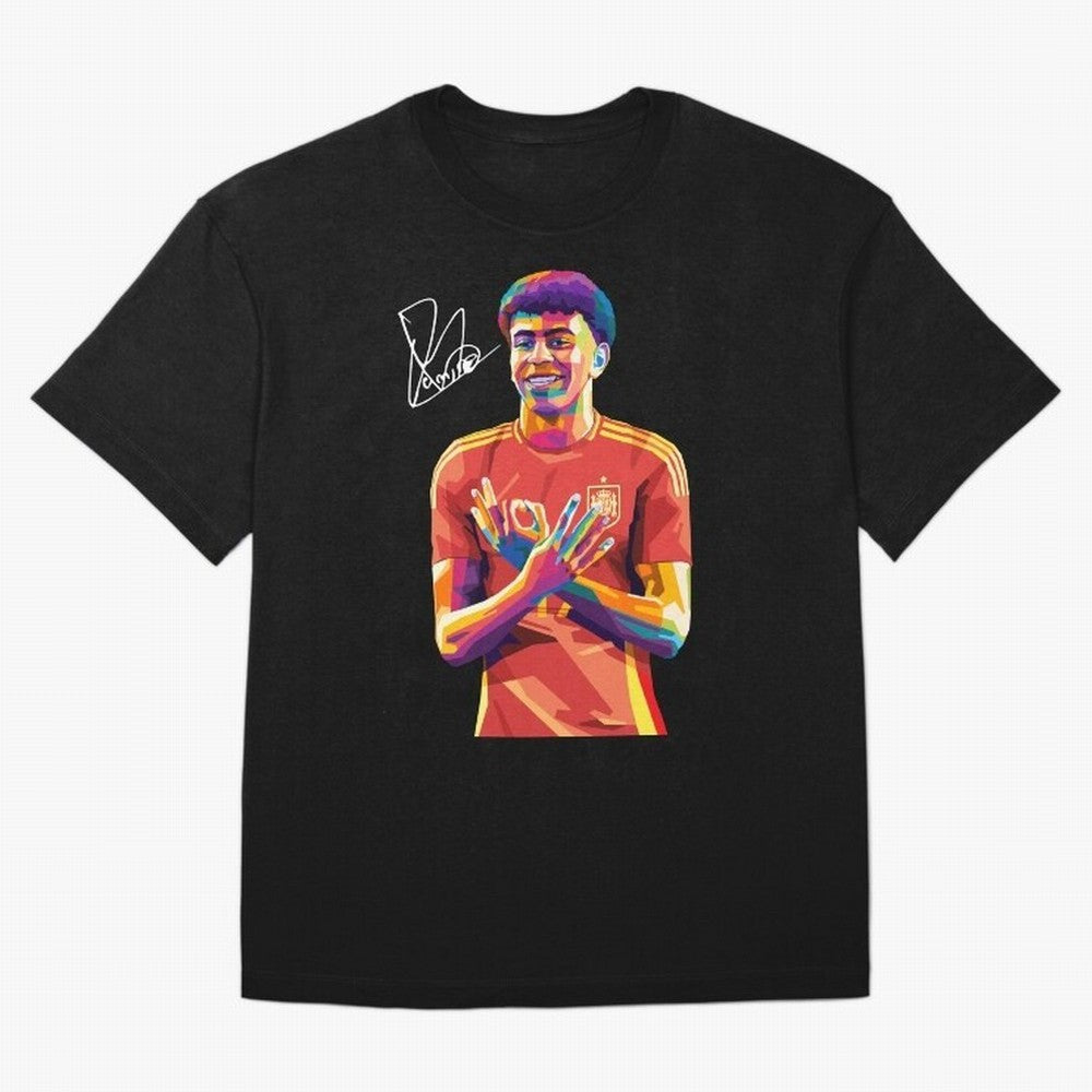 Lamine Yamal Wpap Pop Art Classic T-Shirt Experience the Global Stage of the FIFA World Cup 2026 Journey through Mbappe Highlights, Brazil Pride, Football Passion, Legendary Performances, Festival Vibes and Supporter Community; Perfect for