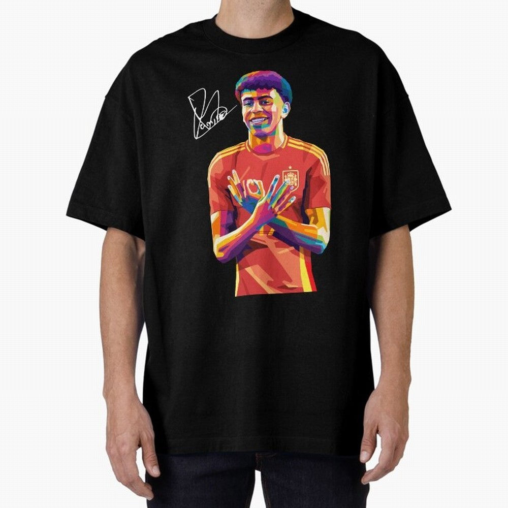 Lamine Yamal Wpap Pop Art Classic T-Shirt Experience the Global Stage of the FIFA World Cup 2026 Journey through Mbappe Highlights, Brazil Pride, Football Passion, Legendary Performances, Festival Vibes and Supporter Community; Perfect for