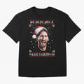 Messi Christmas Shirt ¨C Funny Football Holiday Gift | We Wish You a Messi Christmas Active T-Shirt Celebrate Fan Culture around FIFA World Cup 2026 USA Canada Mexico Connected to Mbappe and Neymar, Argentina and Brazil Energy, Classic Soccer