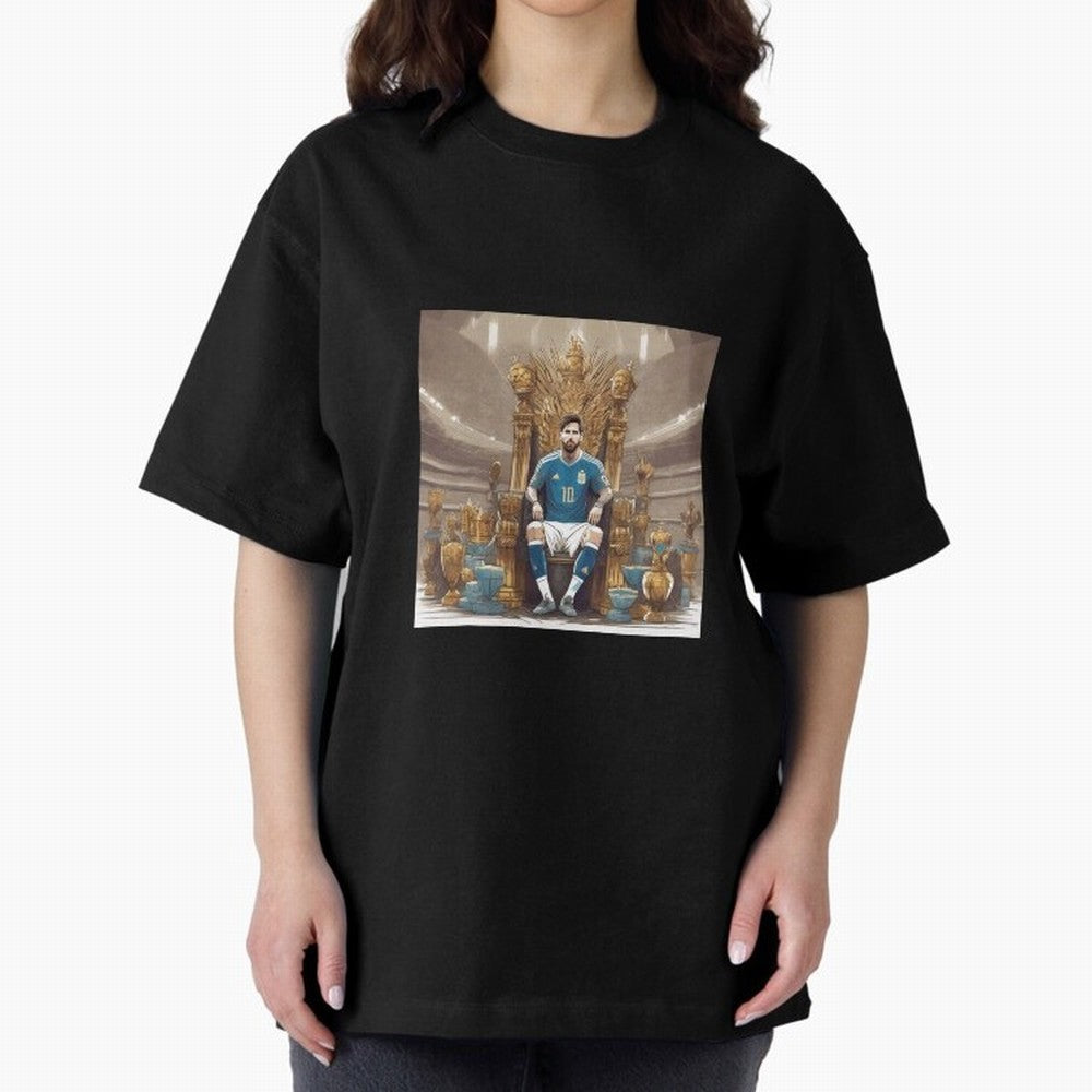 Messi Argentina Futbol Soccer King T-Shirt Classic T-Shirt Stand Proud for FIFA World Cup 2026 Driven by Cristiano Ronaldo, England Energy, Football Passion, Legendary Performances, Festival Vibes and Supporter Community; Great for Watch Parties,