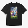 Messi 10 & Mate Magic ¨C The Soul of Argentine Football - Argentina Football Mate Mascot - Messi 10 Soccer Fan Art Oversized T-Shirt Turn Up for FIFA World Cup 2026 Group Stage Spirit, Centered on France and Portugal, Neymar, Tournament Hype,